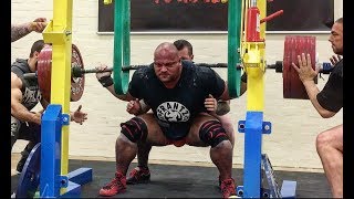 Eric Lilliebridge 441Kg972Lbs Squat - Big Dogs 3 Meet Prep Training