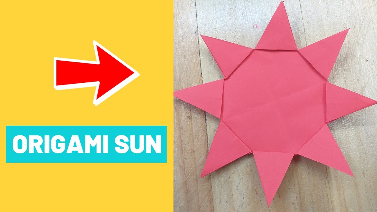 How To Make an Origami Sun | easy Origami Sun |2022 - YouTube