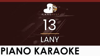 LANY - 13 - HIGHER Key (Piano Karaoke Instrumental)