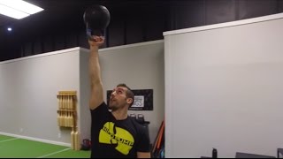 Bottoms Up Kettlebell Press Tutorial for SVKO Wild Card Event