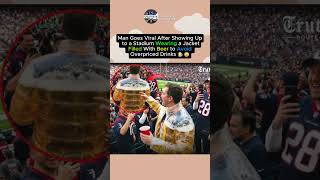 Fans Couldn’t Believe What He Hid Inside His Jacket 🍺👀 #shorts Profile