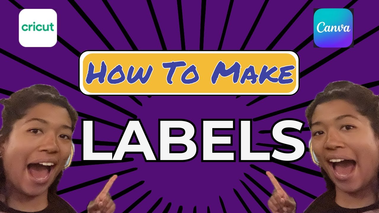 How to Make Labels with Cricut | Step by Step Tutorial (Canva + Design Space)