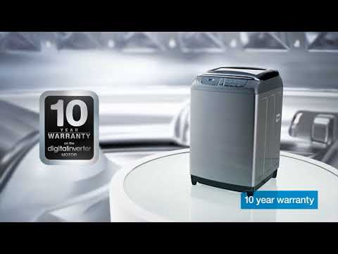 Machine à laver TopLoad Samsung 9Kg WA90H4400SS / Silver +
