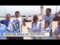 Team Argentina touches down in Kansas City ahead of World Cup
