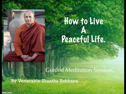 How to Live a Peaceful Life