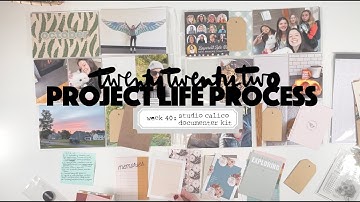 2022 Project Life Process: Week 40 Studio Calico Documenter Kit