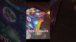 1$ vs 100$ firework