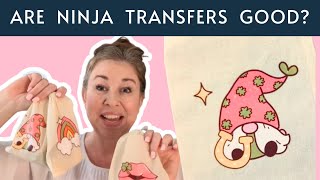 Ninja Transfer Tutorial St Patricks Bags