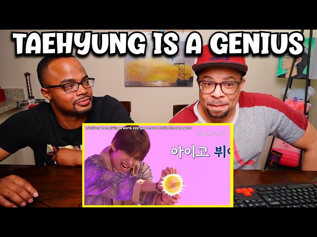 How We Reacted to BTS being caught off guard by Taehyung’s unpredictable mind skills ?