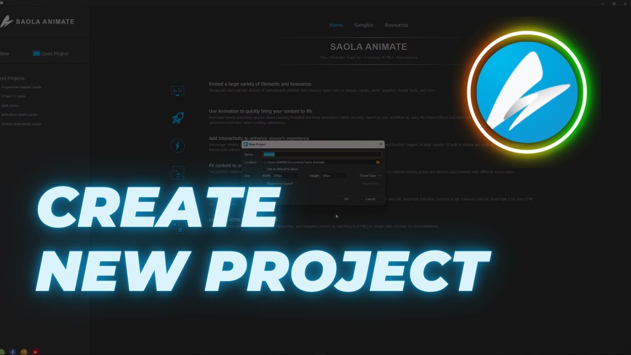 Quick Guide to Starting a Project in Saola Animate - YouTube
