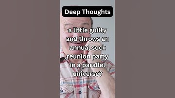 What if Sock Monsters Do What? Deep Thoughts for Your Curiosity #imagination #humor #funny #party