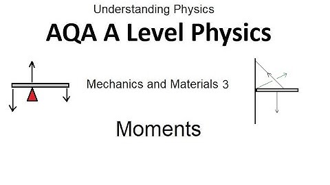 AQA A Level Physics: Moments