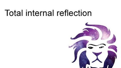 Total internal reflection