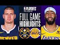 Game recap nuggets 112 lakers 105