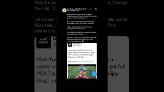 Vijay Singh career money list exemption 2026 | #vijaysingh #zachriddlegolf #progolf #pga #pgatour