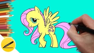 How to Draw Pony Fluttershy step by step ✿ Draw a Pony ✿ Drawing for children