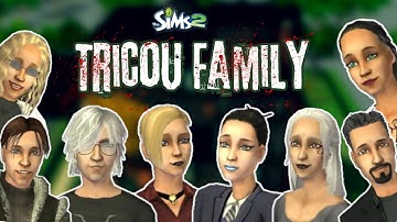 The Ghost Family of The Sims 2: The Tricou Family