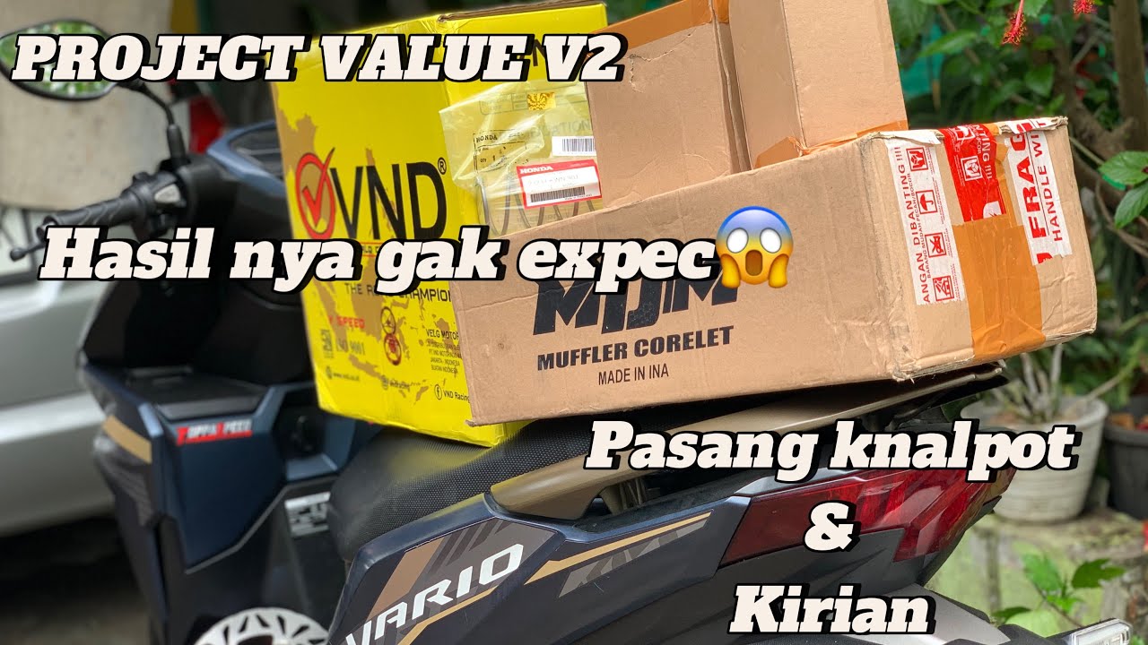 PASANG KNALPOT MDM DI VARIO 125 NEW GEN 2 SARFULL DAN INSTAL KIRIAN MODIF