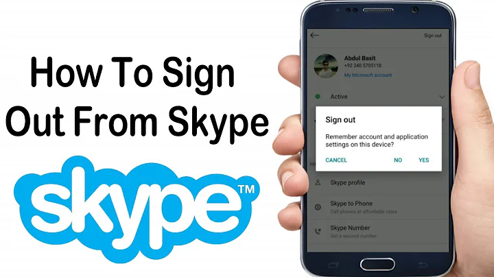 How to Sign Out From Skype App | How To Logout From Skype on Android | Smart Tech Skills