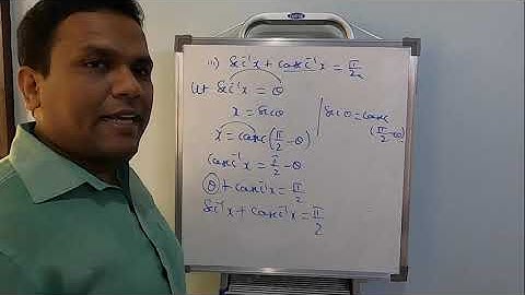 inverse Trig functions Part 3