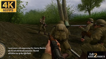 CALL OF DUTY 2 | BACK2FRONTS MOD | THE SILO & ANGOVILLE JULY 1944