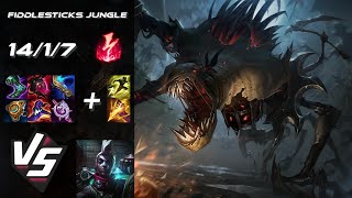 JUNGLE Fiddlesticks vs Ekko - NA Grandmaster Patch 25.19