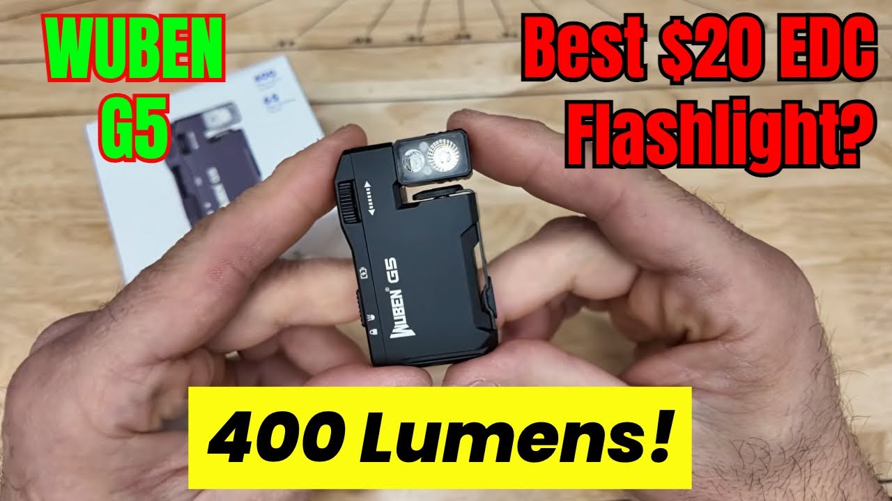 Выгодное предложение на фонарь Wuben G5! Лучший фонарь до 20 долларов!