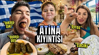 ATİNA SOKAK KIYINTISI! 🇬🇷 Yunan Mutfağı ve Türk Mutfağı benzerliği!