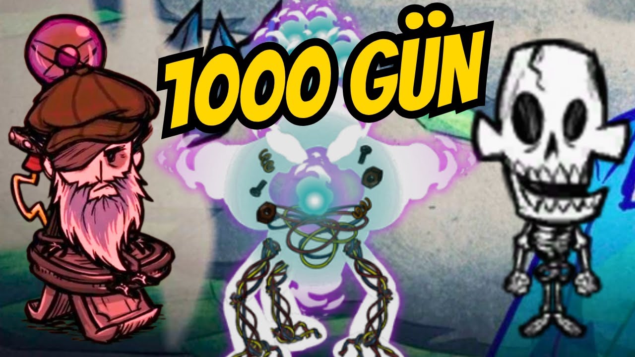 Modlu Don't Starve Together'daki 1000 Günüm- Bizden Geriye Kalanlar