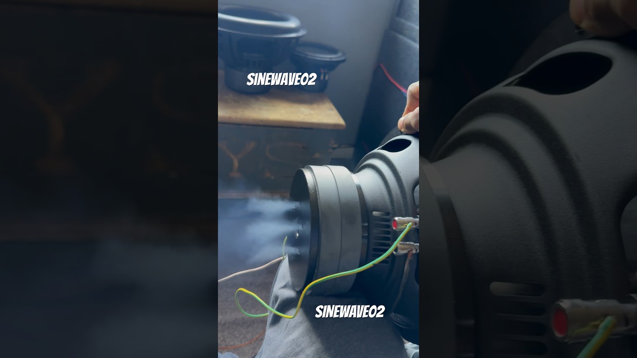 Subwoofer blowout 🔊 💨                              