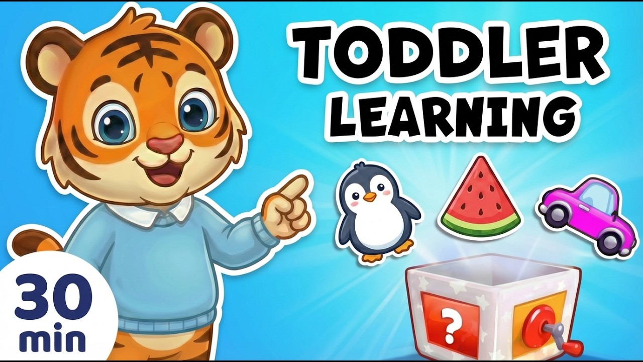 Animal Names for Kids | Baby Learning First Words | Learn to Talk For Toddlers