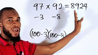 Trick for multiplying numbers closer to 100