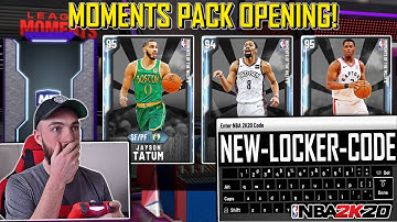 NEW *MOMENTS* PACK OPENING + FREE NEW LOCKER CODE! *DIAMOND PULL!* (NBA 2K20 MYTEAM)
