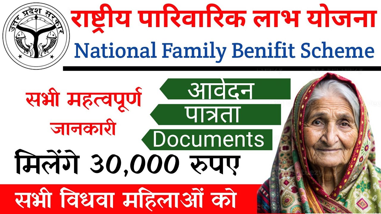 राष्ट्रीय पारिवारिक लाभ योजना (NFBS) यूपी 2025 ऑनलाइन | Rastriy pariwarik labha yojana online apply