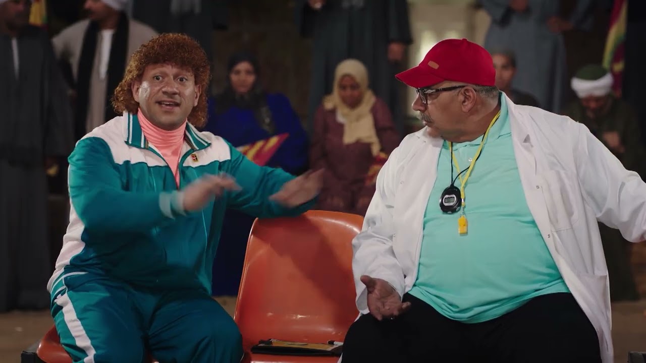 المهاجم غفل حارس المرمى.. فريق نجوم مصر شيلوا فريق المزاريطة الطين😮😂 #الكبير_أوي_ج7