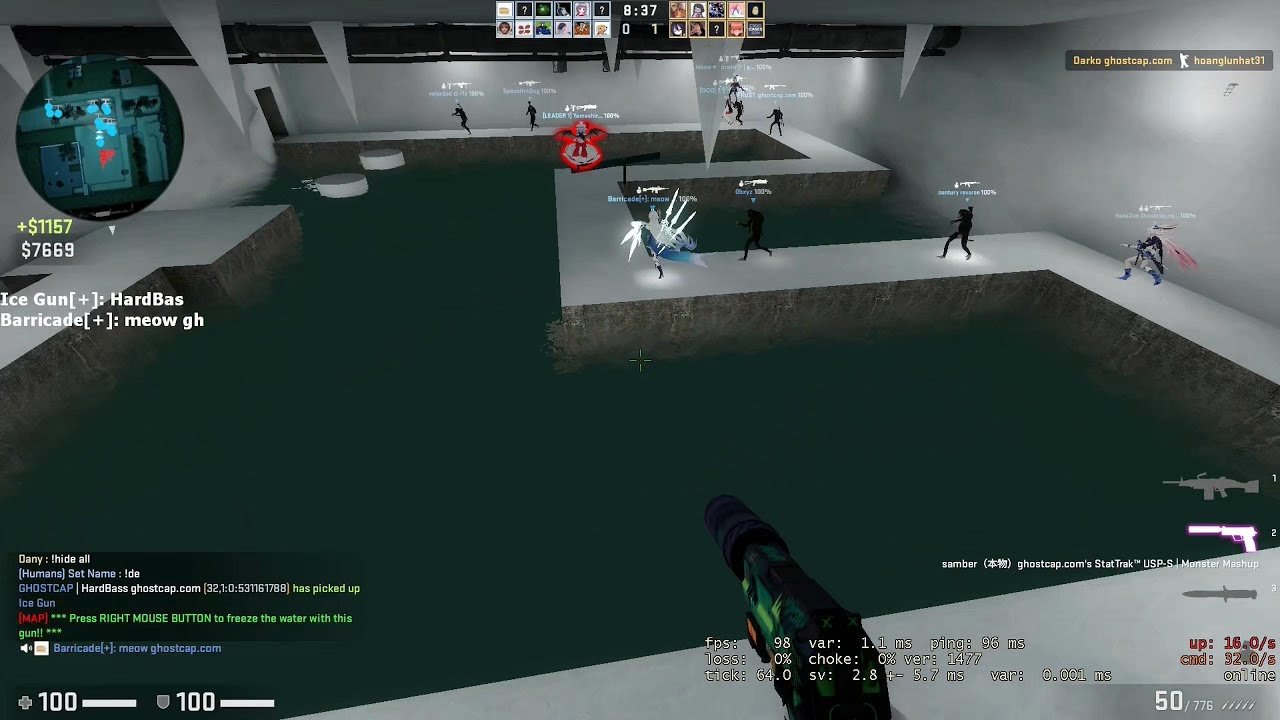 CSGO Zombie Escape ze_farmhouse_v9f2 3rd - YouTube