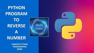 #3 Python Programming for Beginners | Reverse a number in Python