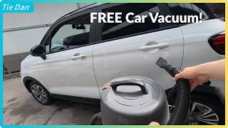 Did you know some gas stations in China offer free Vacuum to Clean your Car