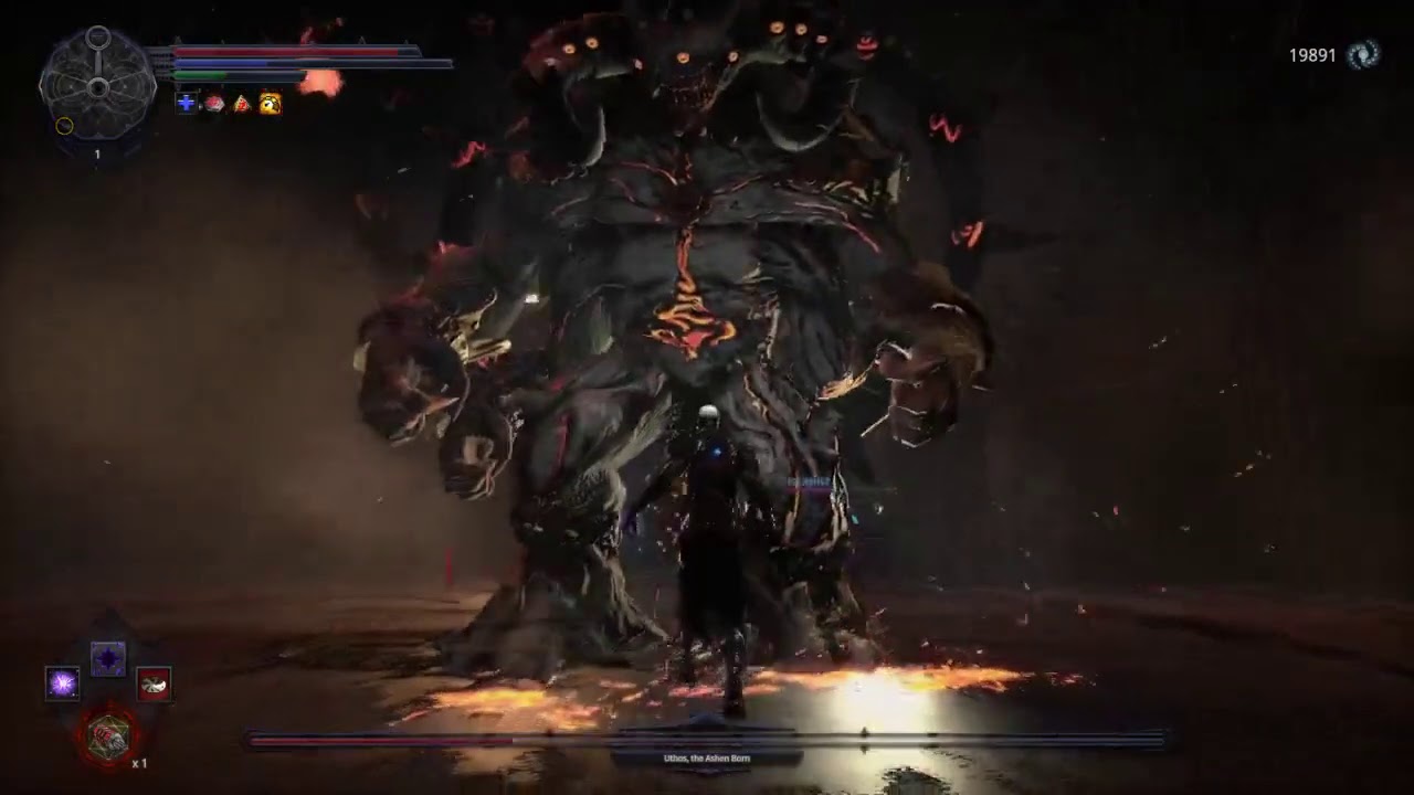 Hellpoint Undisturbed Defas Nemundis and Uthos the Ashen Born using