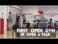 FIRST VOLLEYBALL OPEN GYM IN OVER A YEAR (part 1)