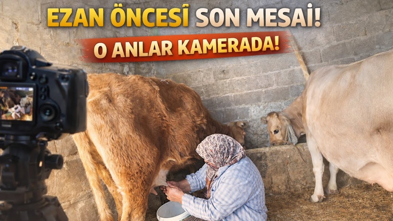 ​🌙 İFTARA AZ KALA DURMAK YOK! Ablamla Ramazan'da Çiftlikte Akşam Ahır Mesaisi