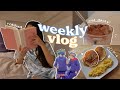 vlog— another week of staying at home ☹️ ; rainy days, lots and lots of food, jjk & more! 🥞☕️