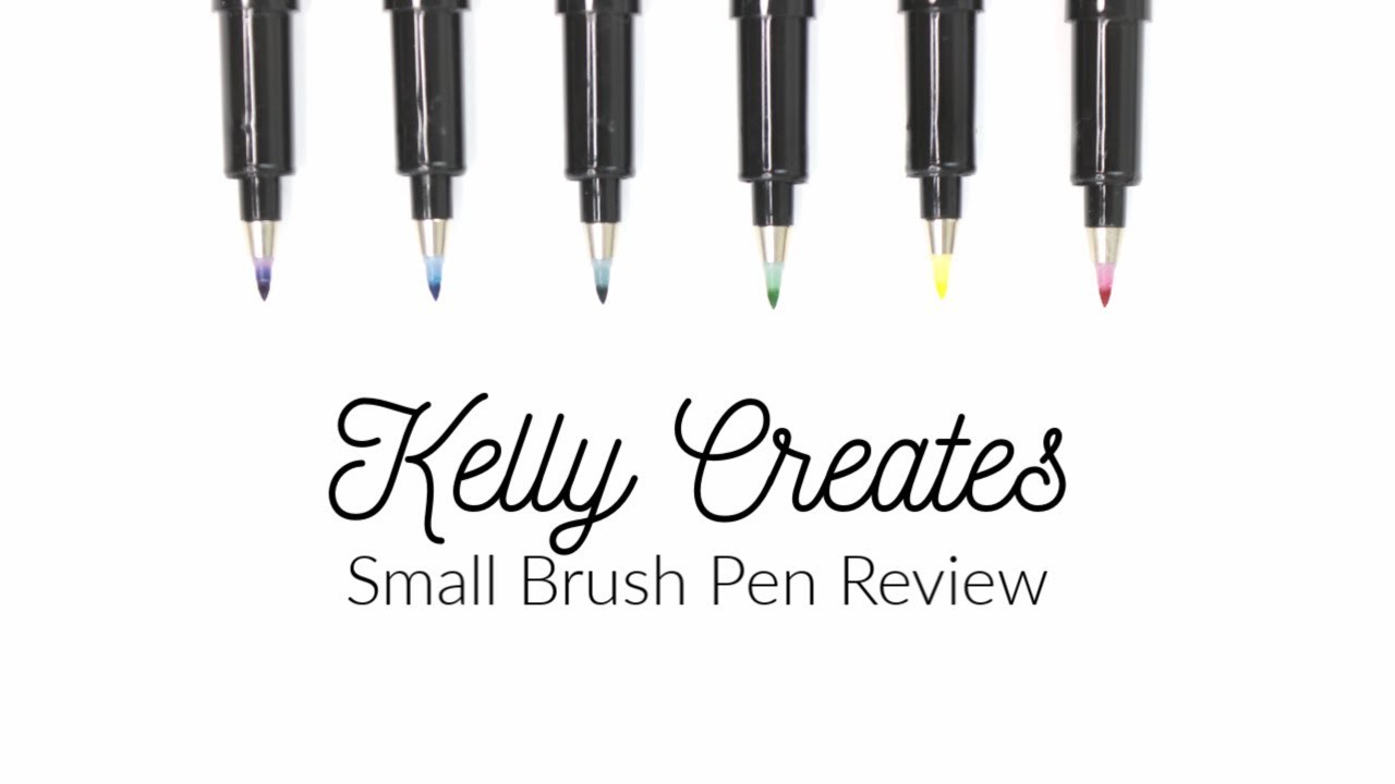 Kelly Creates Small Brush Pen Review for Handlettering and Modern ...