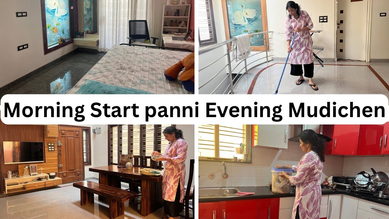 நம்ம Veettu Life! ஒரு மனைவியின் முழு நாள் உண்மை! Non-Stop Full Day Routine! Cooking Cleaning & More 