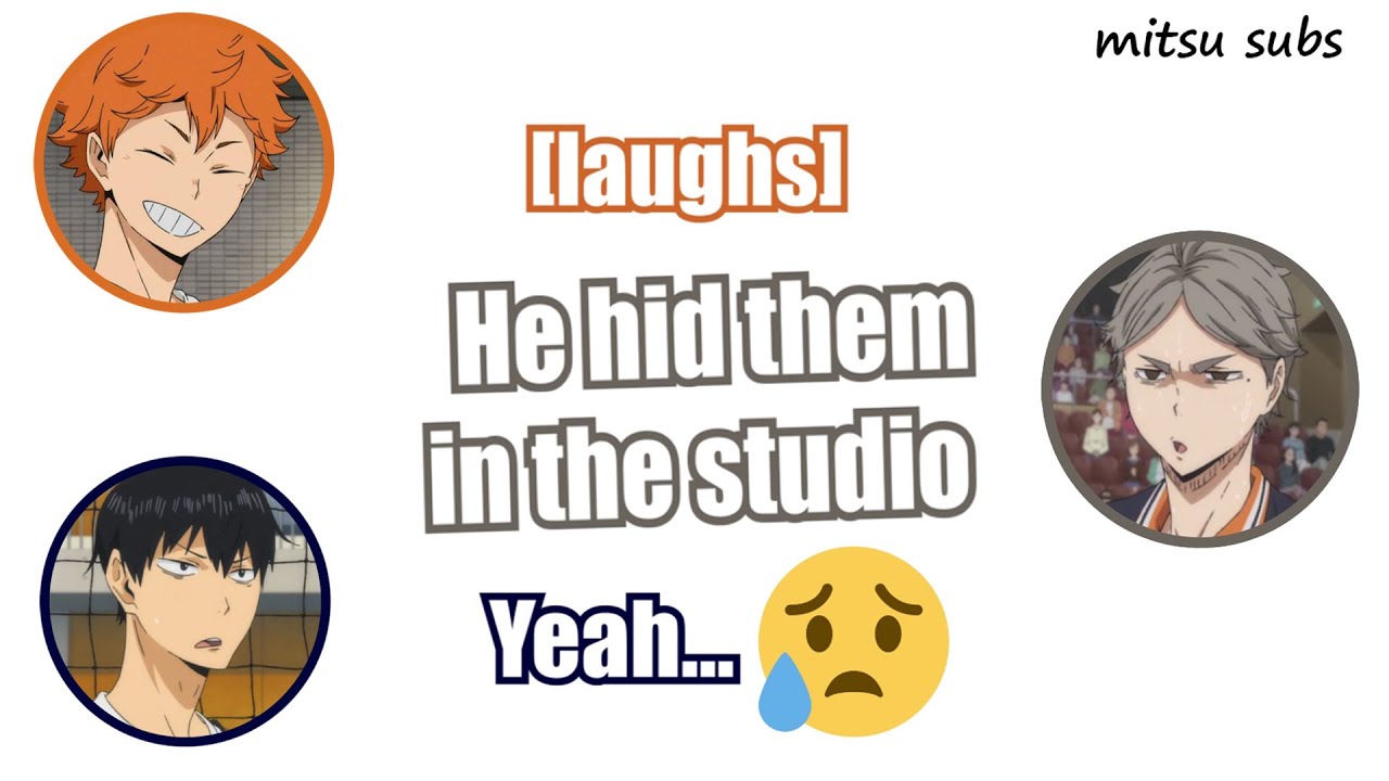 Sugawara gets bullied - Haikyuu Radio