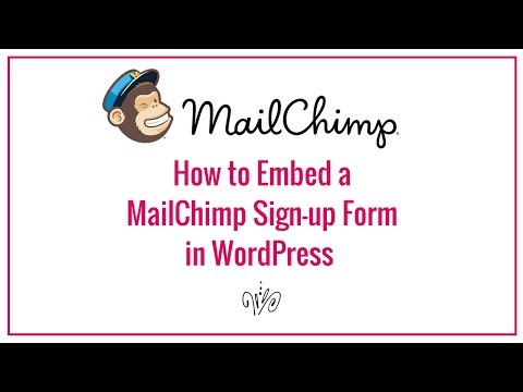 How to Embed a MailChimp Sign-up Form in WordPress