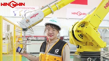 Fanuc M-710IC Dual Pedestal Robot Waterjet Cutting System