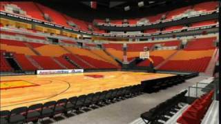 MIami Heat Tickets -Lantetickets.com - View From 108 row 4 (behind the Miami heat bench)