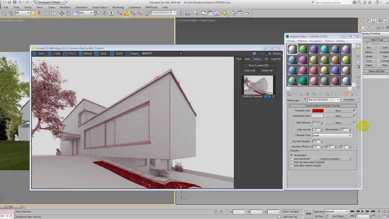 Hướng Dẫn Sử Dụng Corona Toon - Corona Renderer - Youtube