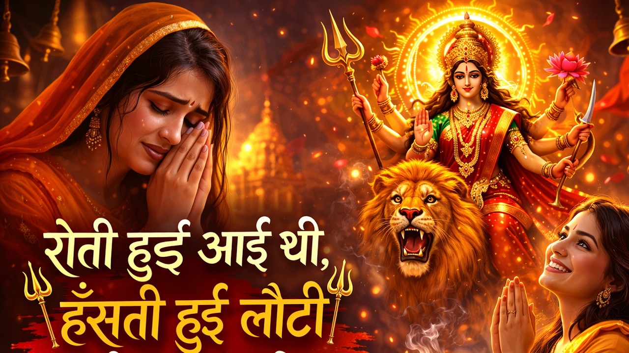 रोती हुई आई थी, हँसती हुई लौटी माँ के दर से  Miracle Maa Bhajan 2026 | Faith Filled Devi Song | Emot